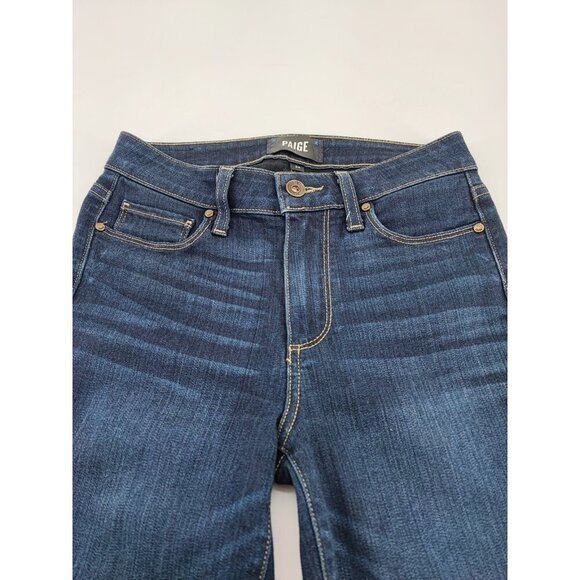 Paige Women’s Hoxton Ankle Premium Stretch Denim Mid-Rise Jeans Size 24 - Picture 3 of 11